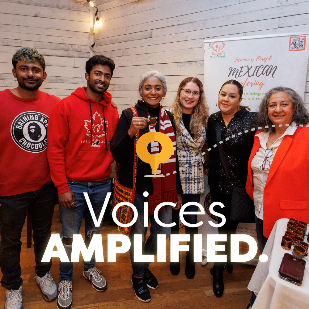 Voices amplified.